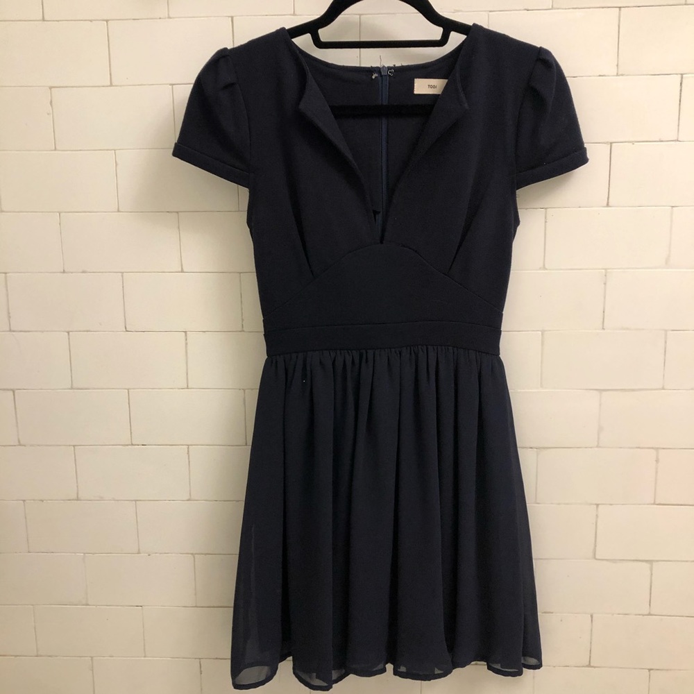 Navy Skater Dress